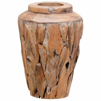 Vase de décoration  Bois de teck solide - Imagem 3