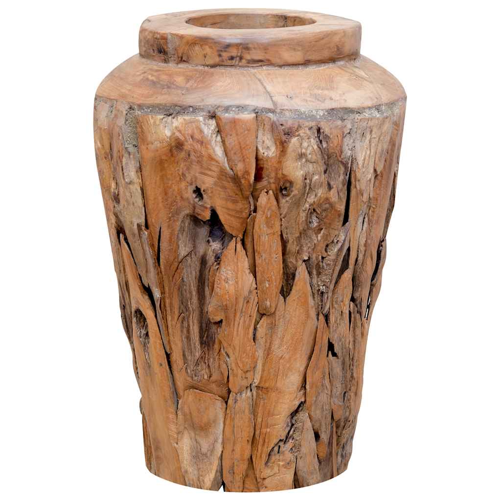 Vase de décoration  Bois de teck solide - Imagem 4