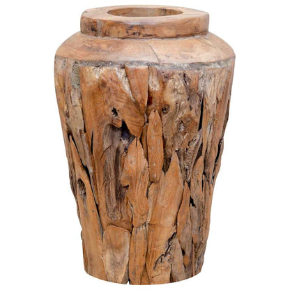 Vase de décoration  Bois de teck solide - Imagem 4