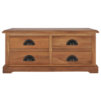 Table basse 68x68x30 cm Bois de teck solide - Imagem 2