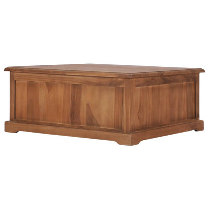 Table basse 68x68x30 cm Bois de teck solide - Imagem 5