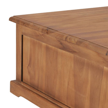 Table basse 68x68x30 cm Bois de teck solide - Imagem 6
