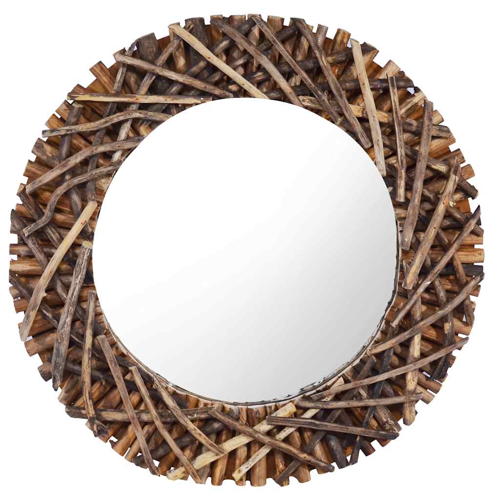 Miroir mural 60 cm Teck Rond - Imagem 1
