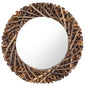 Miroir mural 60 cm Teck Rond - Imagem 1