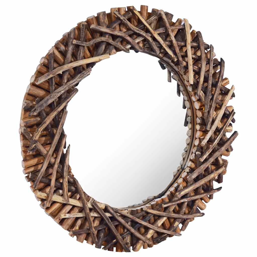 Miroir mural 60 cm Teck Rond - Imagem 2