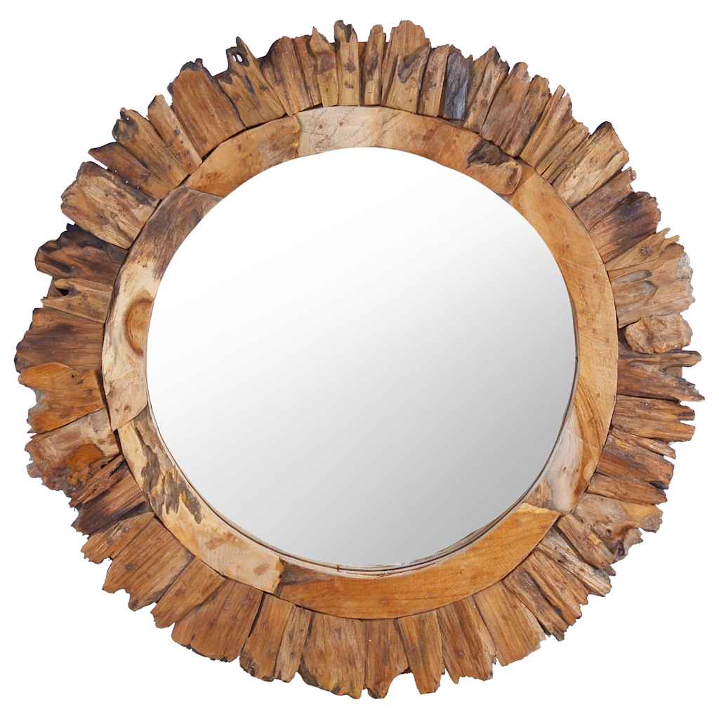 Miroir mural 60 cm Teck Rond - Imagem 1