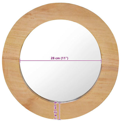 Miroir mural 60 cm Teck Rond - Imagem 12