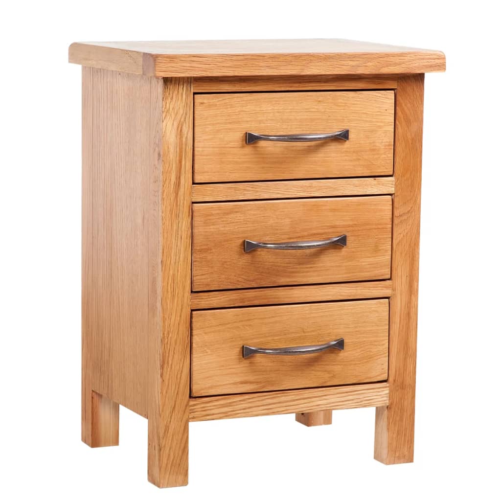 Tables de chevet 2 pcs 40x30x54 cm Bois de chêne massif - Imagem 2