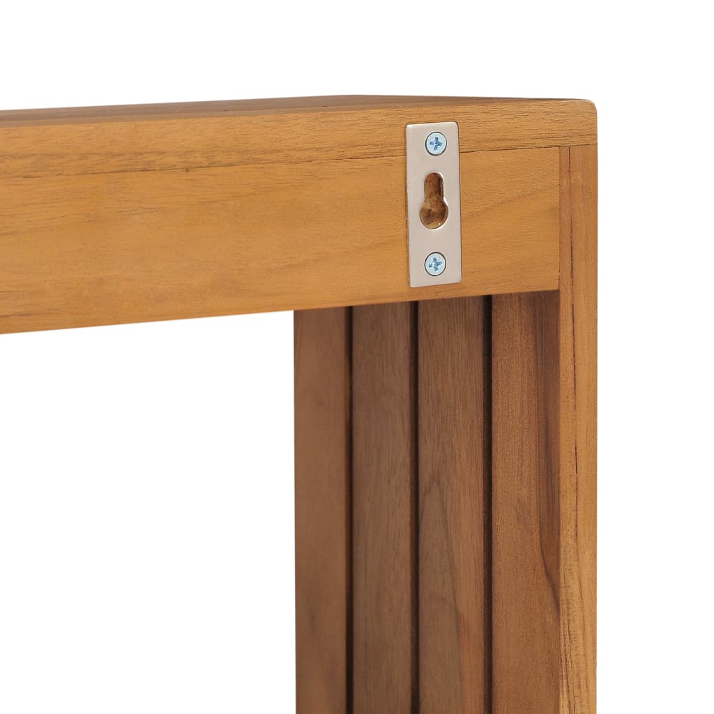 Porte-serviette mural 35x20x35 cm Bois de teck solide - Imagem 5