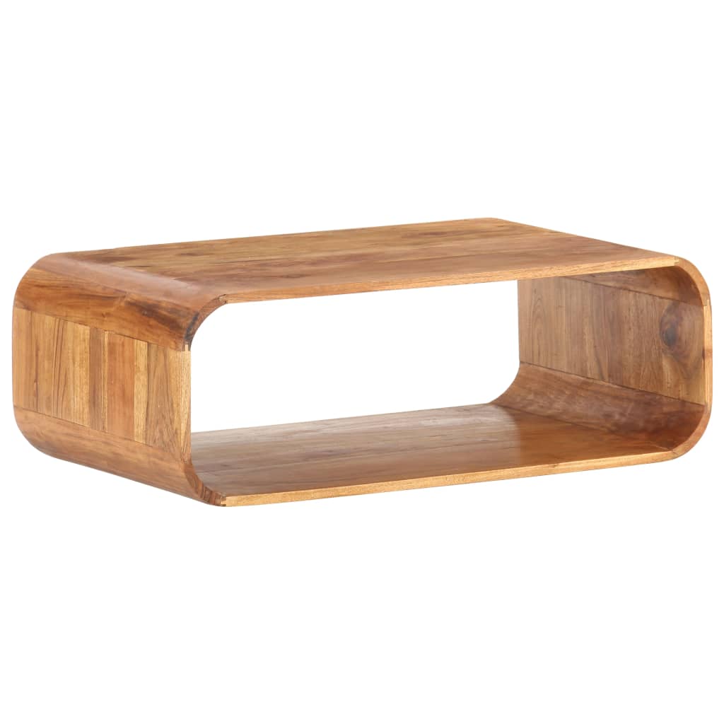 Table basse 90x50x30 cm Bois d'acacia massif - Imagem 1