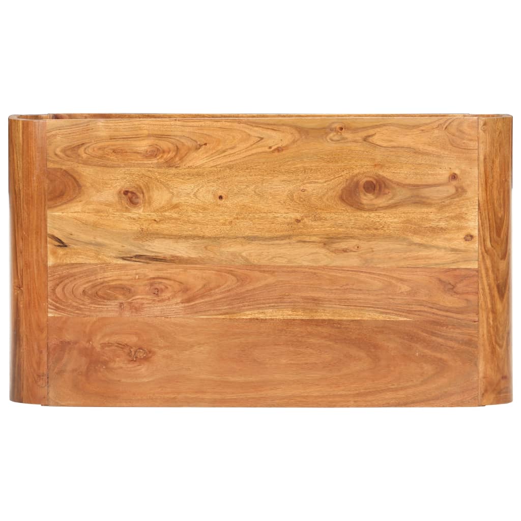 Table basse 90x50x30 cm Bois d'acacia massif - Imagem 4