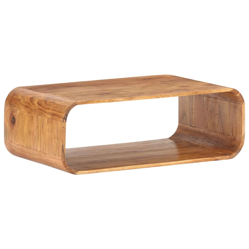 Table basse 90x50x30 cm Bois d'acacia massif - Imagem 8