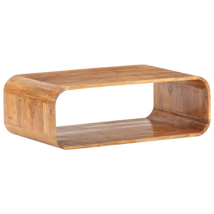 Table basse 90x50x30 cm Bois d'acacia massif - Imagem 9