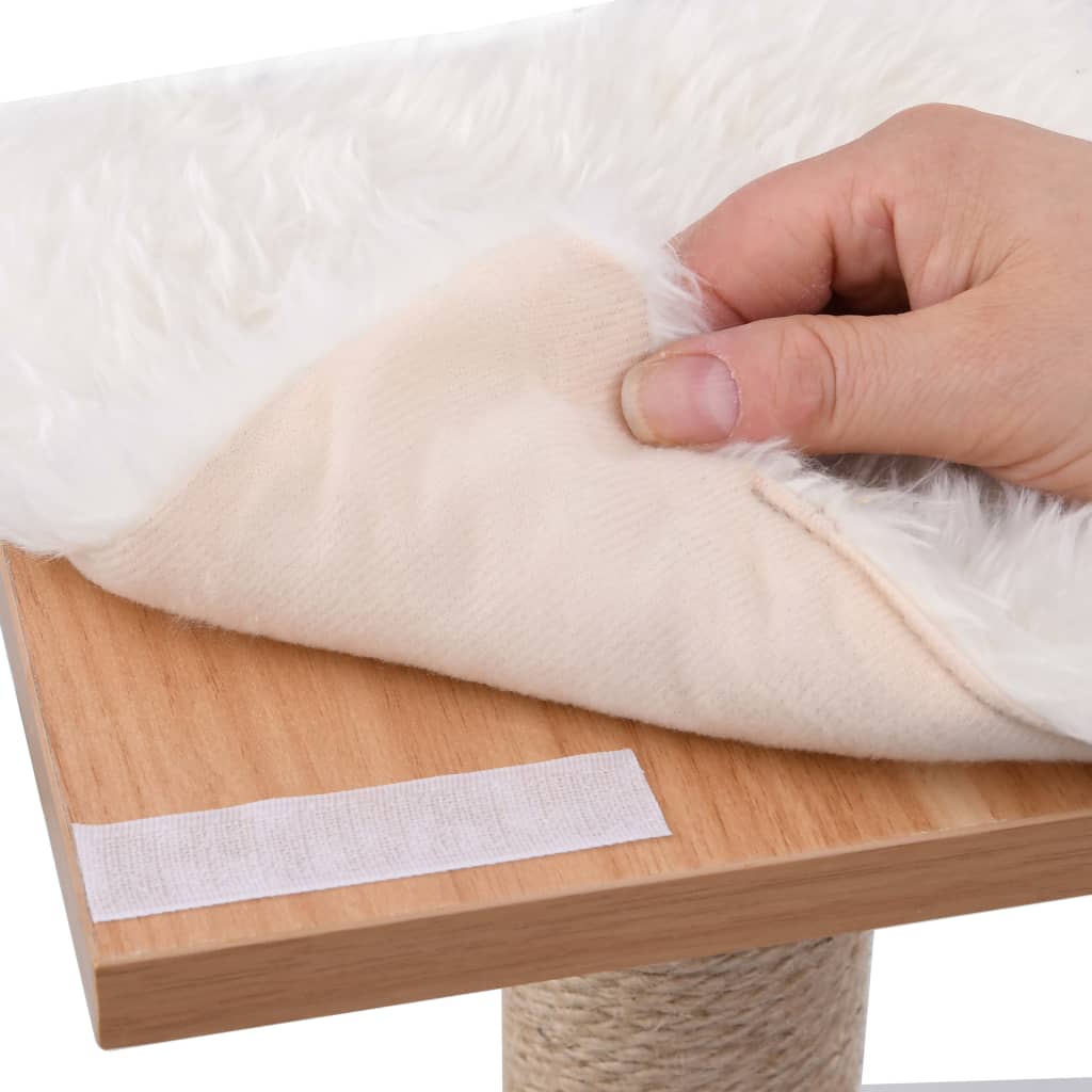 Arbre à chat avec tapis à gratter en sisal 123 cm - Imagem 6