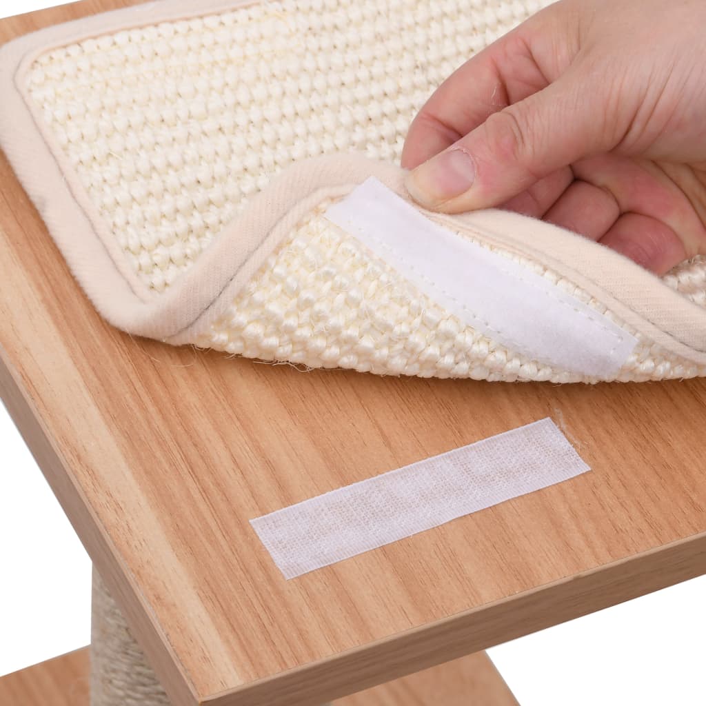 Arbre à chat avec tapis à gratter en sisal 123 cm - Imagem 7