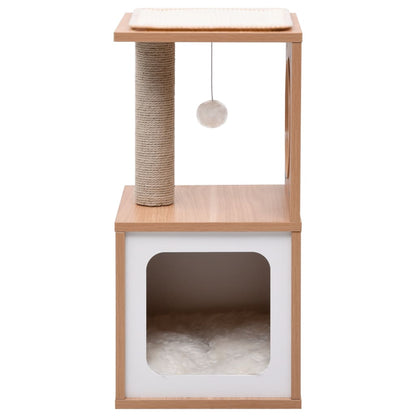 Arbre à chat avec tapis à gratter en sisal 60 cm - Imagem 2