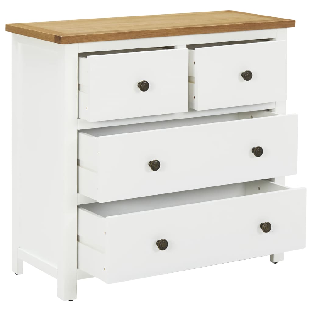 Commode 80x35x75 cm Bois de chêne massif - Imagem 2