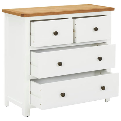 Commode 80x35x75 cm Bois de chêne massif - Imagem 2