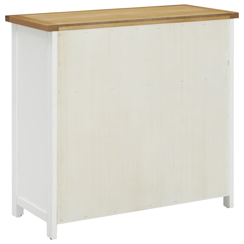 Commode 80x35x75 cm Bois de chêne massif - Imagem 5