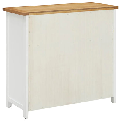 Commode 80x35x75 cm Bois de chêne massif - Imagem 5