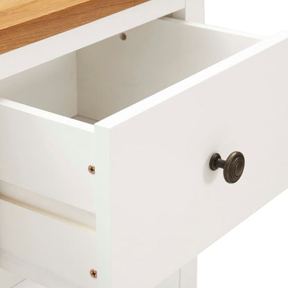 Commode 80x35x75 cm Bois de chêne massif - Imagem 8