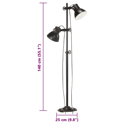 Lampadaire avec 2 abat-jour  E27 Fonte - Imagem 11