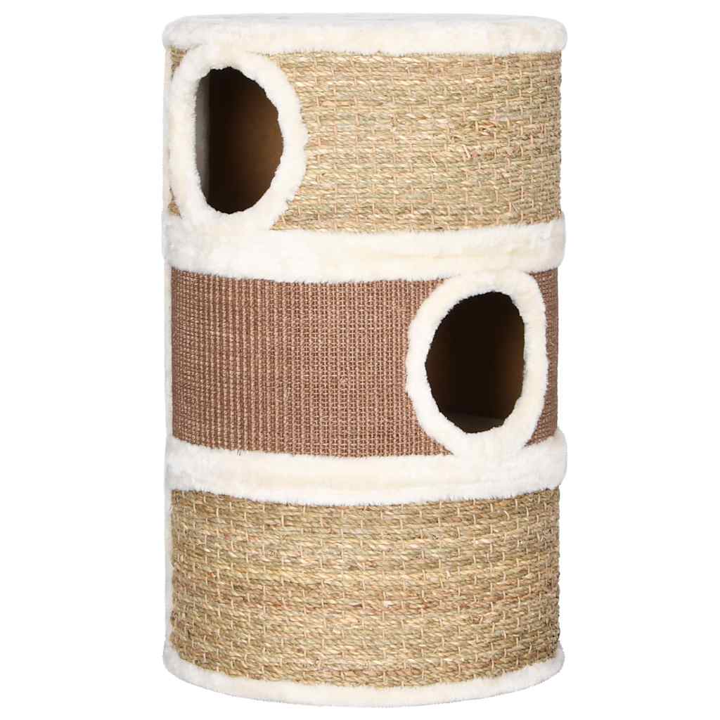Tonneau à gratter pour chats 60 cm Herbiers marins - Imagem 2