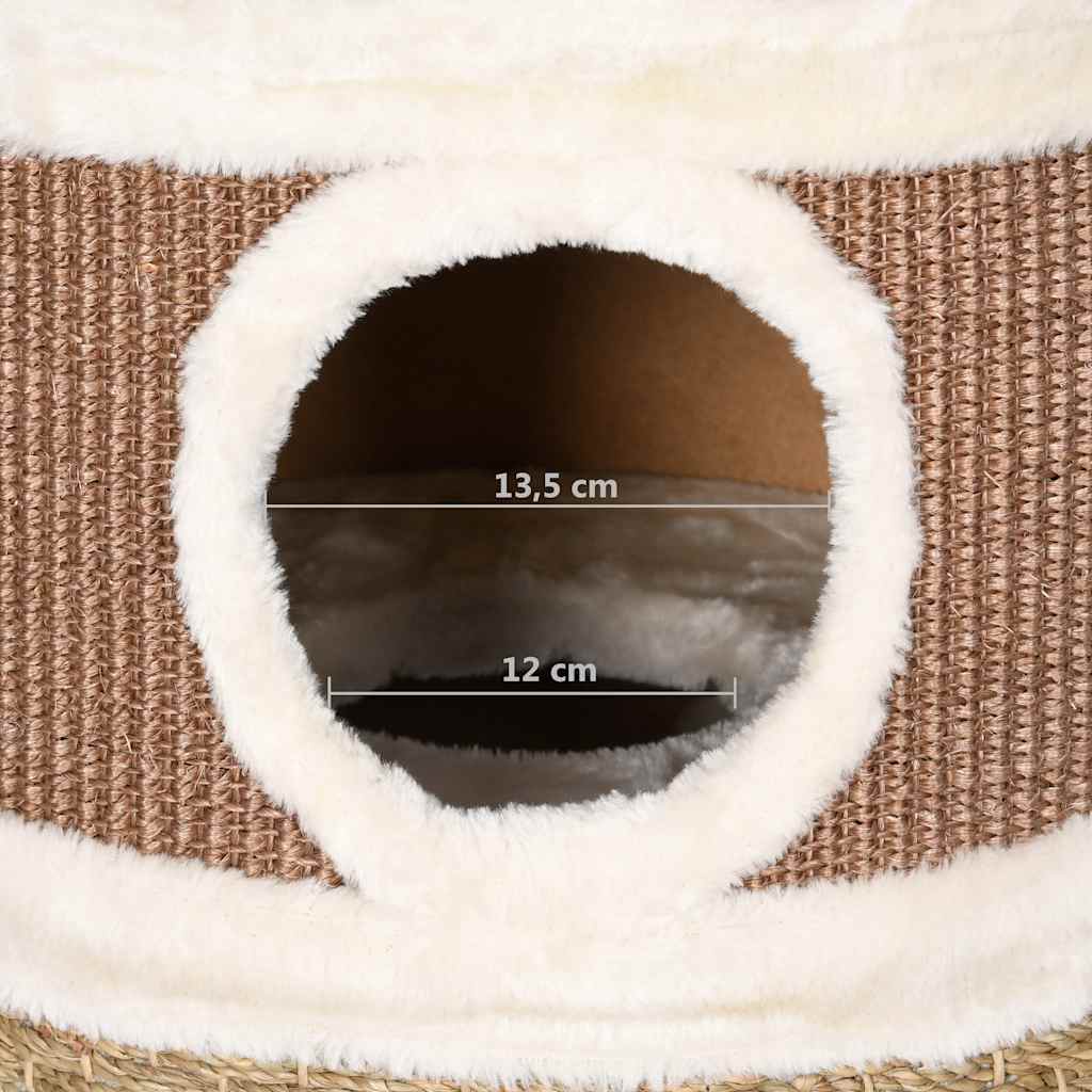 Tonneau à gratter pour chats 60 cm Herbiers marins - Imagem 8