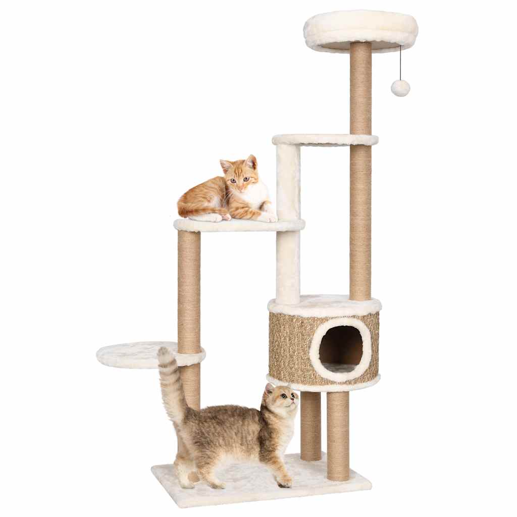 Arbre à chat coussin de luxe et grattoir 148 cm Herbiers marins - Imagem 1