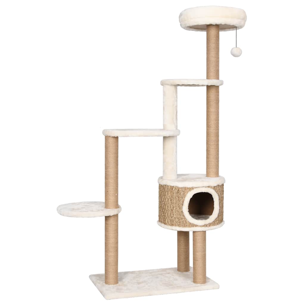Arbre à chat coussin de luxe et grattoir 148 cm Herbiers marins - Imagem 2