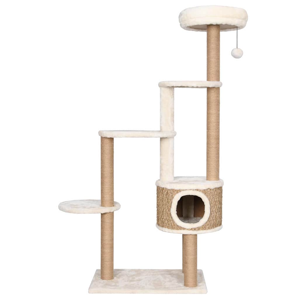 Arbre à chat coussin de luxe et grattoir 148 cm Herbiers marins - Imagem 3