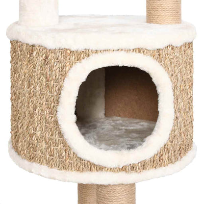 Arbre à chat coussin de luxe et grattoir 148 cm Herbiers marins - Imagem 6