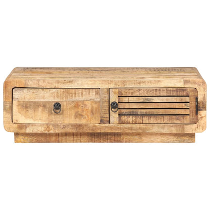 Table basse 90x60x29 cm Bois de manguier brut - Imagem 3