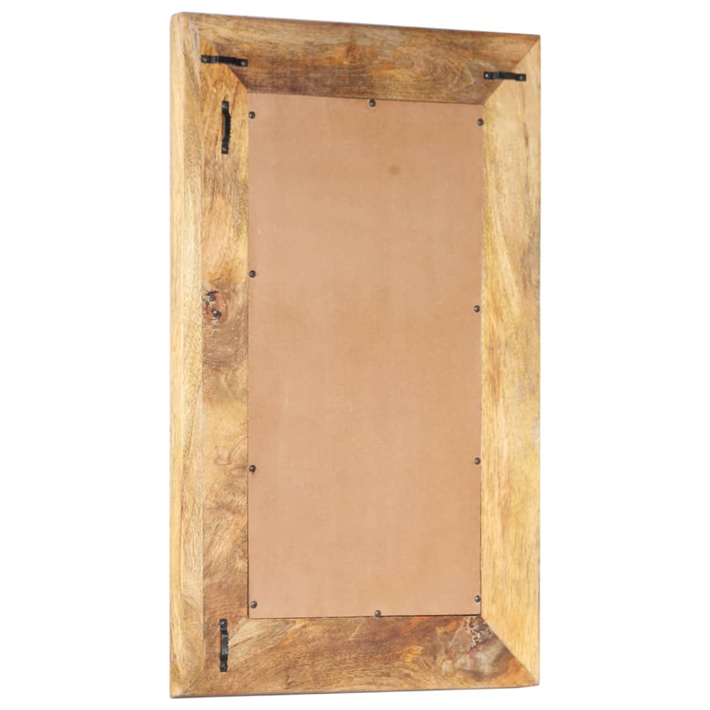 Miroir sculpté à la main 110x50x2,6 cm Bois de manguier solide - Imagem 12