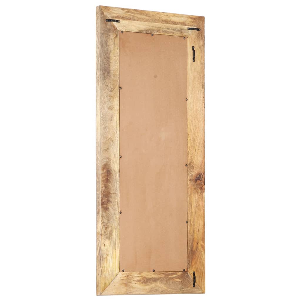 Miroir sculpté à la main 110x50x2,6 cm Bois de manguier solide - Imagem 3