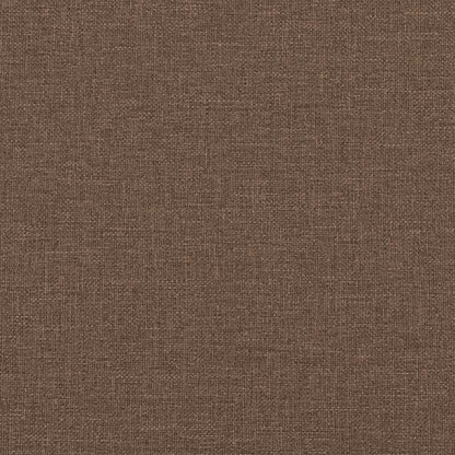 Chaise à bascule avec tabouret Marron Tissu - Imagem 10