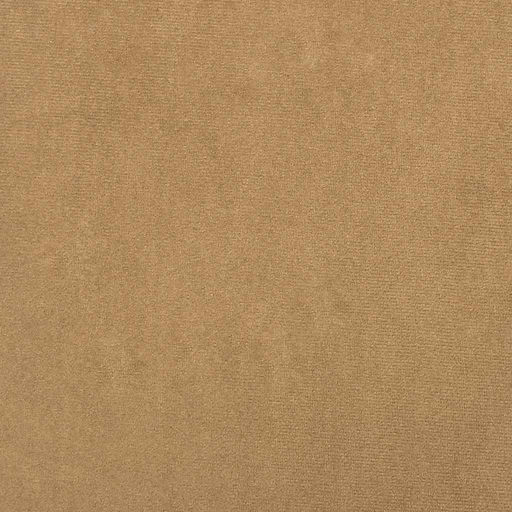 Fauteuil à bascule à oreilles en velours marron bois massif - Imagem 8
