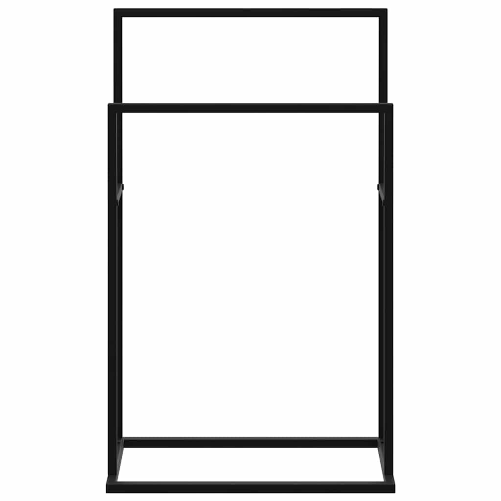 Porte-serviettes sur pied  48x24x78,5 cm Fer - Imagem 4
