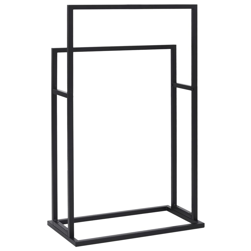 Porte-serviettes sur pied  48x24x78,5 cm Fer - Imagem 5
