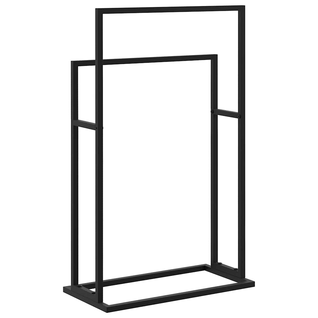 Porte-serviettes sur pied  48x24x78,5 cm Fer - Imagem 6