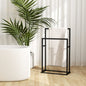 Porte-serviettes sur pied  48x24x78,5 cm Fer - Imagem 1