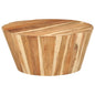 Table basse Ø65x31 cm Bois d'acacia solide - Imagem 1