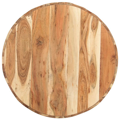 Table basse Ø65x31 cm Bois d'acacia solide - Imagem 3