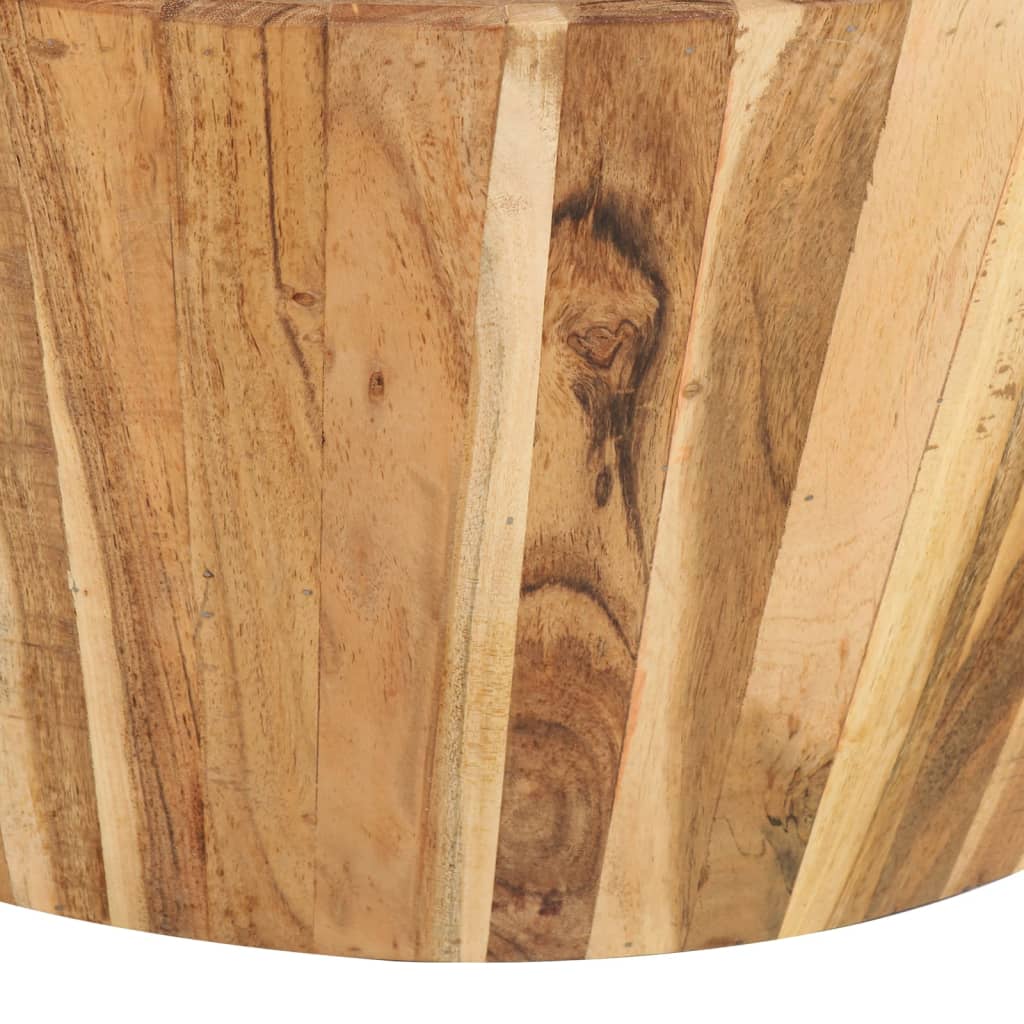 Table basse Ø65x31 cm Bois d'acacia solide - Imagem 4