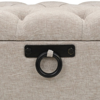 Banc de rangement avec dossier 110 cm  Tissu - Imagem 7
