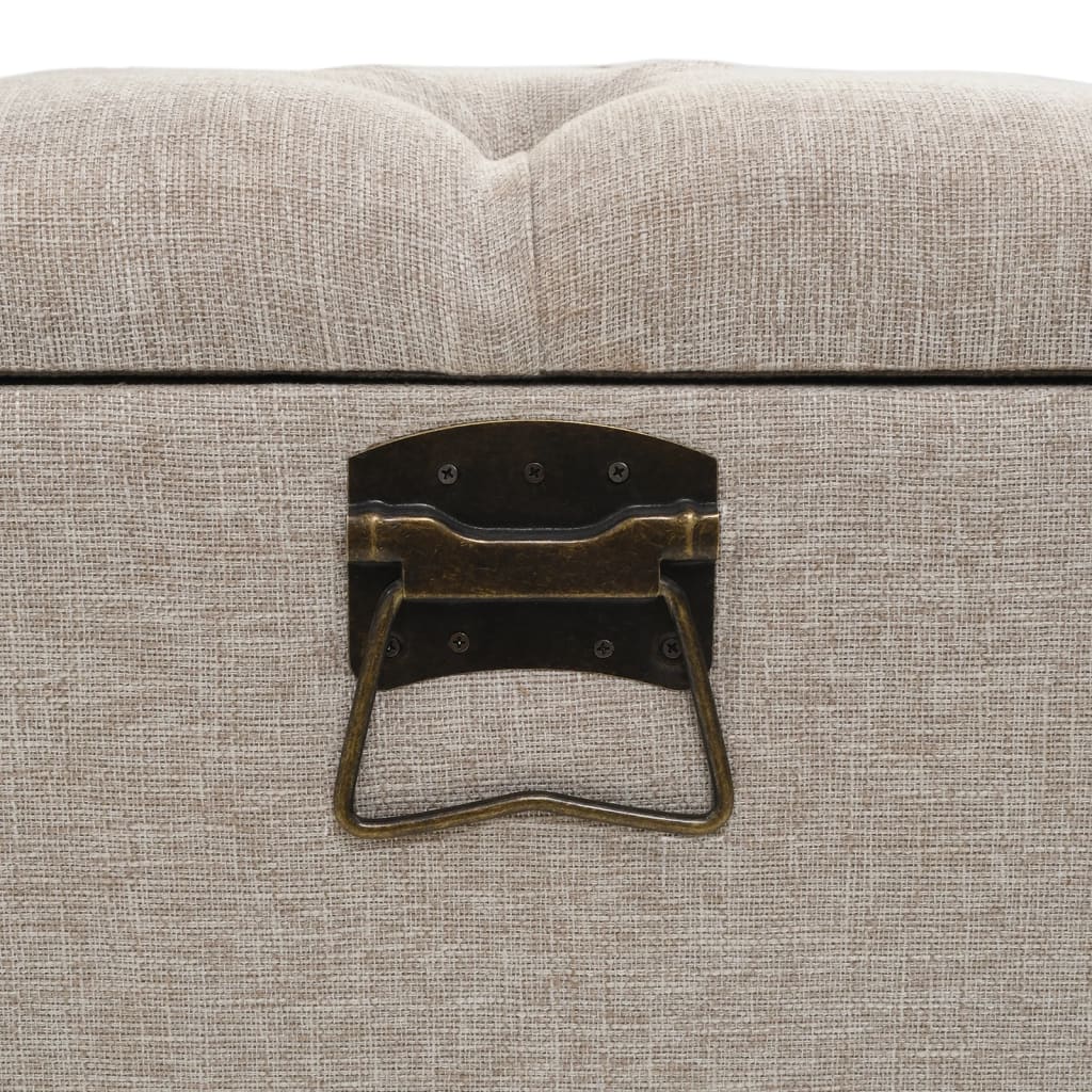 Banc de rangement avec dossier 110 cm  Tissu - Imagem 8