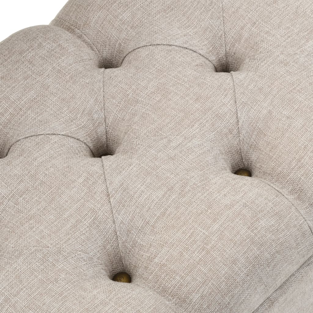 Banc de rangement avec dossier 110 cm  Tissu - Imagem 9