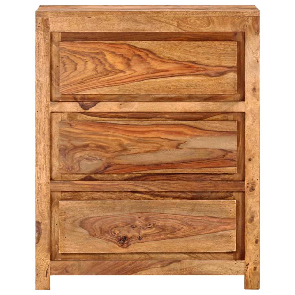 Armoire à tiroirs 60x33x75 cm Bois d'acacia massif - Imagem 2