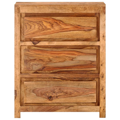 Armoire à tiroirs 60x33x75 cm Bois d'acacia massif - Imagem 2