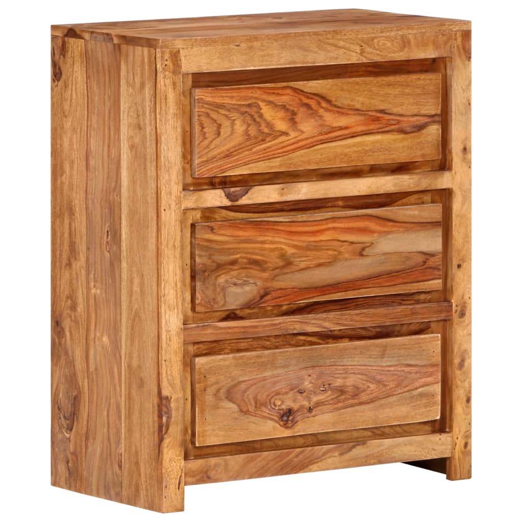 Armoire à tiroirs 60x33x75 cm Bois d'acacia massif - Imagem 8